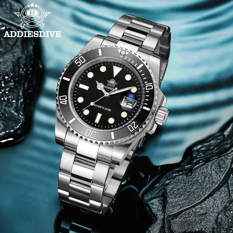 Luxury Watch Longines - ADDIESDIVE Luxury Men's Watch Ceramic Bezel