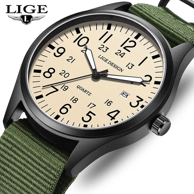 Luxury Watch Green - LIGE 2026 TOP NEW Quartz Wristwatch