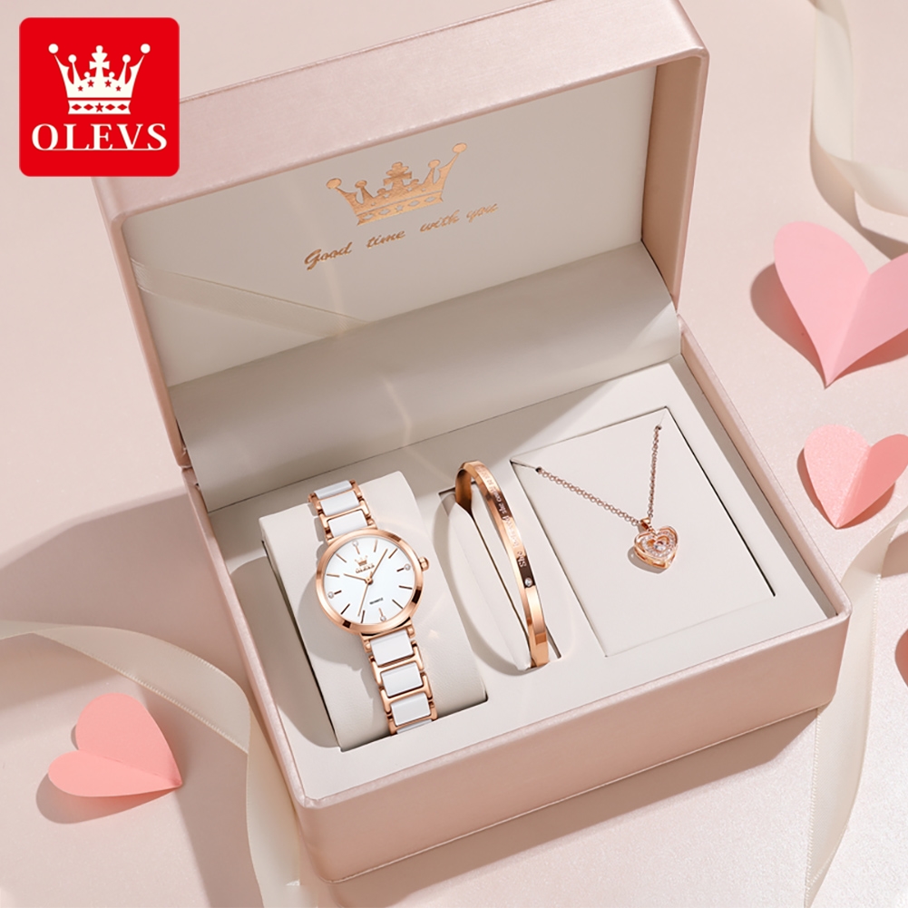 OLEVS Women Watch 5877 Luxury  - огляд і ціна Luxury Watch Quartz