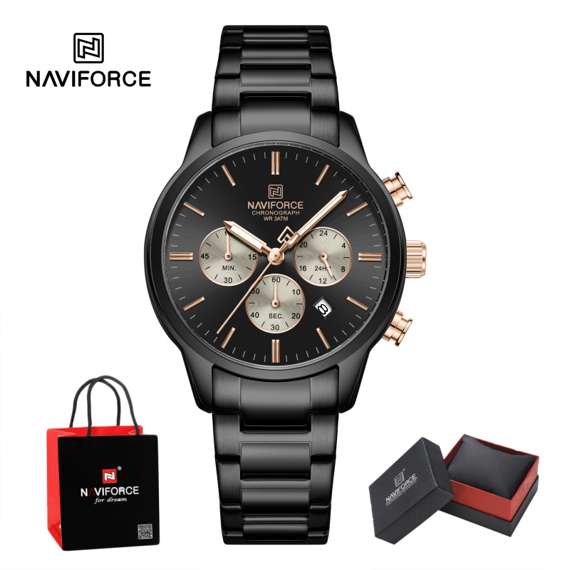 NAVIFORCE Men Quartz Chronogra - огляд і ціна Luxury Watch Design