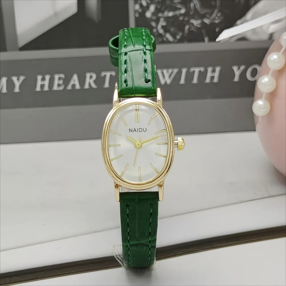 Fashion Brand Women Oval Dial  - огляд і ціна Luxury Watch Green