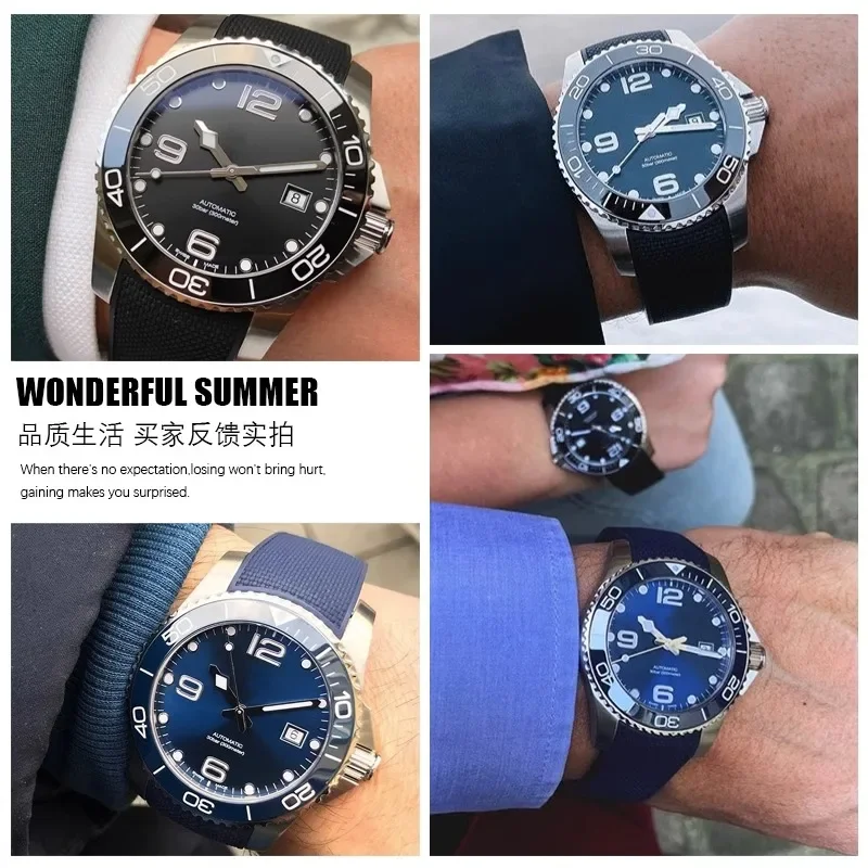 High Quality Silicone Fluorous - огляд і ціна Luxury Watch Longines