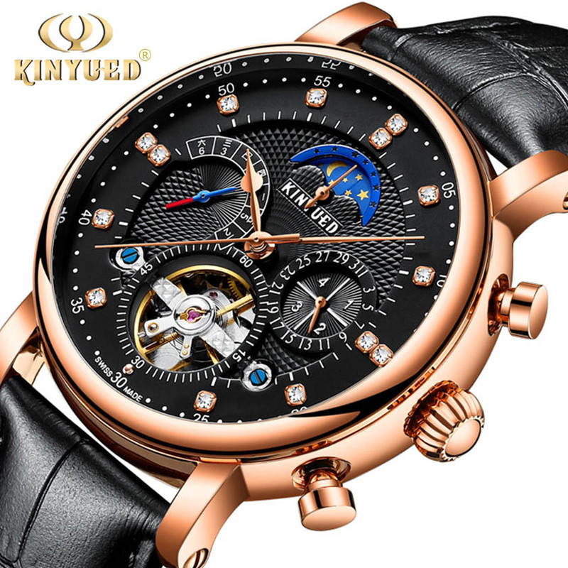 Luxury Brand KINYUED Automatic - огляд і ціна Luxury Watch On Sale