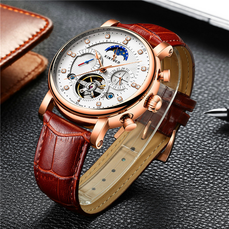 Luxury Brand KINYUED Automatic - огляд і ціна Luxury Watch On Sale