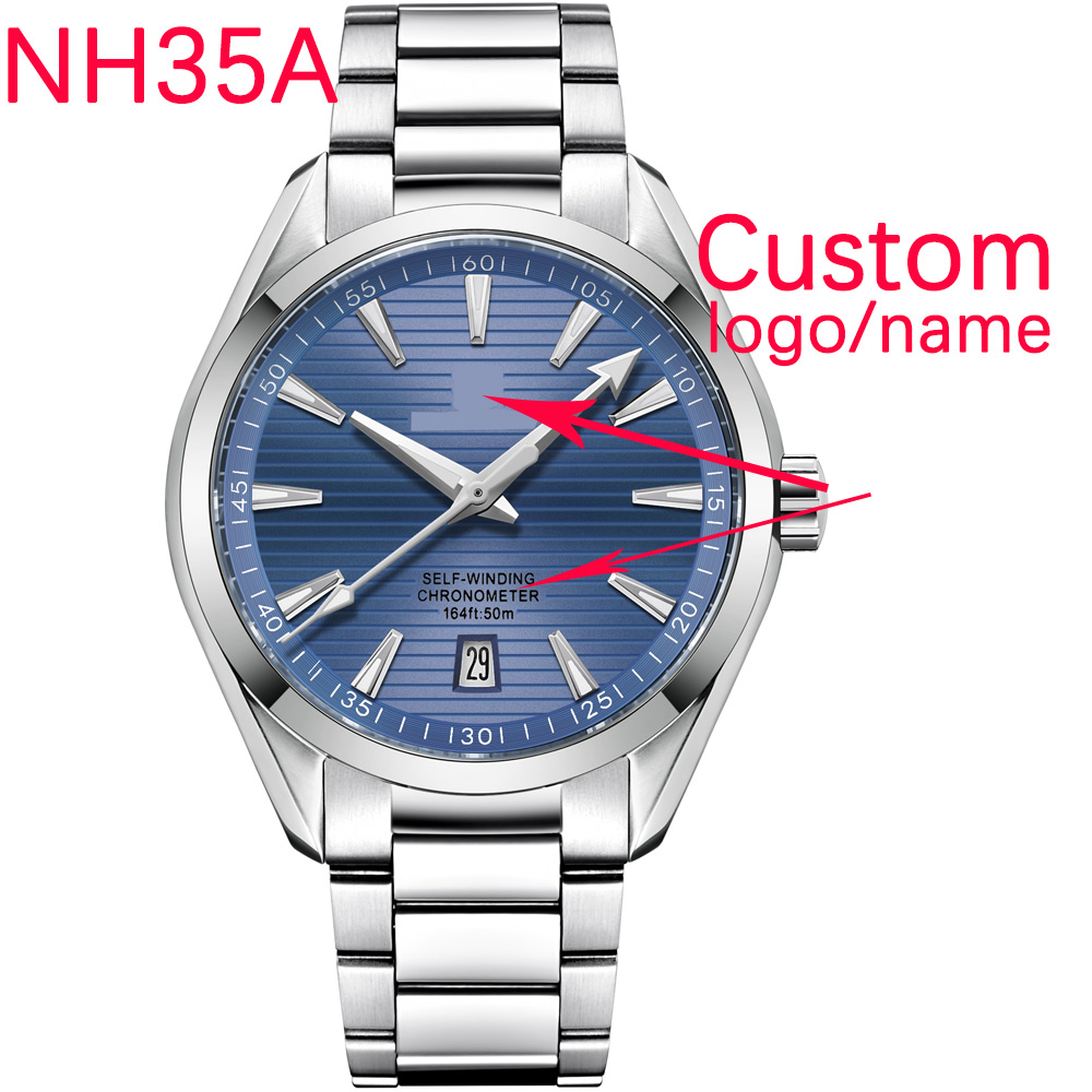 Luxury NH35 Movt Custom Logo 4 - огляд і ціна Luxury Watch News