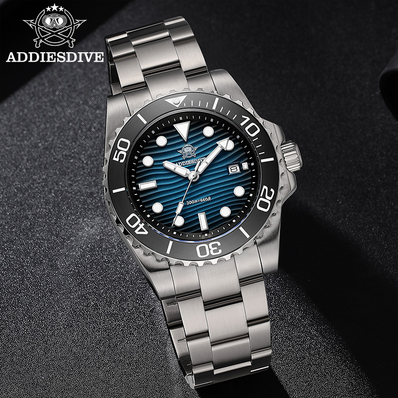 ADDIESDIVE Men's 2115 Quartz W - огляд і ціна Luxury Watch Green
