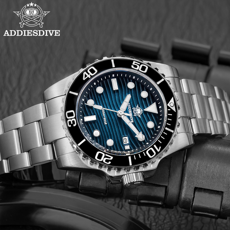 ADDIESDIVE Men's 2115 Quartz W - огляд і ціна Luxury Watch Green