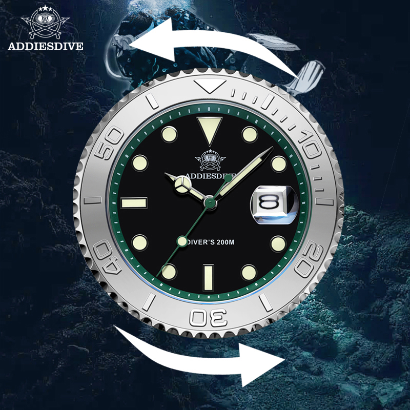 ADDIESDIVE Men's Dive Watch 20 - огляд і ціна Luxury Watch Longines